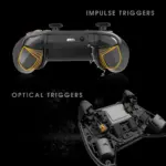 Cosmic Byte Starforge Tri-Mode Controller | Optical Triggers with Trigger Locks | TMR Replaceable Joysticks | Impulse Trigger Feedback | HD Voice Coil Vibration | Macro Back Buttons | RGB & Tri-Mode Connectivity - Image 6