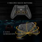 Cosmic Byte Starforge Tri-Mode Controller | Optical Triggers with Trigger Locks | TMR Replaceable Joysticks | Impulse Trigger Feedback | HD Voice Coil Vibration | Macro Back Buttons | RGB & Tri-Mode Connectivity - Image 5