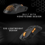 Cosmic Byte Umbra Tri Mode Black Gaming Mouse, 1000Hz Polling, PixArt A3104 Sensor, Software Support - Image 5