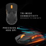 Cosmic Byte Umbra Tri Mode Black Gaming Mouse, 1000Hz Polling, PixArt A3104 Sensor, Software Support - Image 4