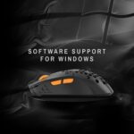 Cosmic Byte Umbra Tri Mode Black Gaming Mouse, 1000Hz Polling, PixArt A3104 Sensor, Software Support - Image 2