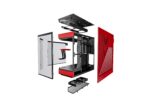 HYTE Y60 Premium Cherry Mid-Tower ATX PC Case - Black and Red - Image 4