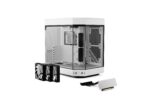 HYTE Y60 Premium Snow White Mid-Tower ATX PC Case - Black and Red - Image 5