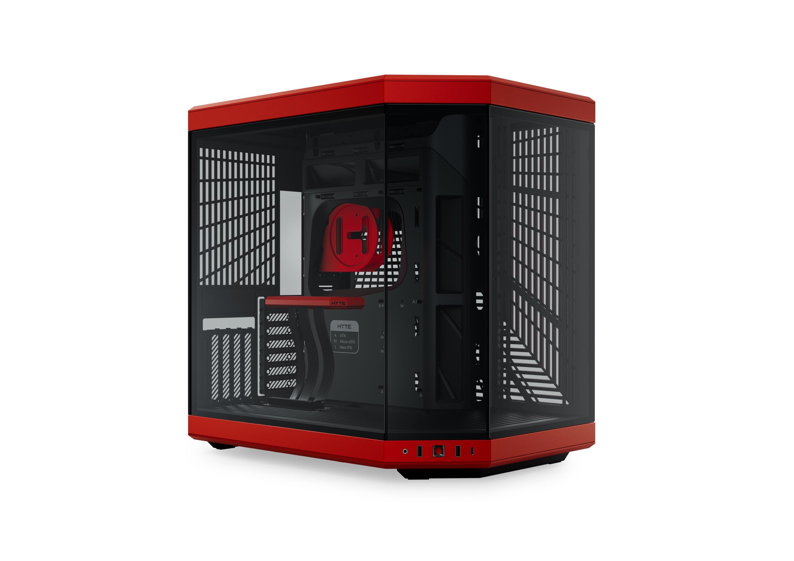 HYTE Y70 ATX Black Cherry Mid Tower (1) HYTE Y70 ATX Black Cherry Mid Tower