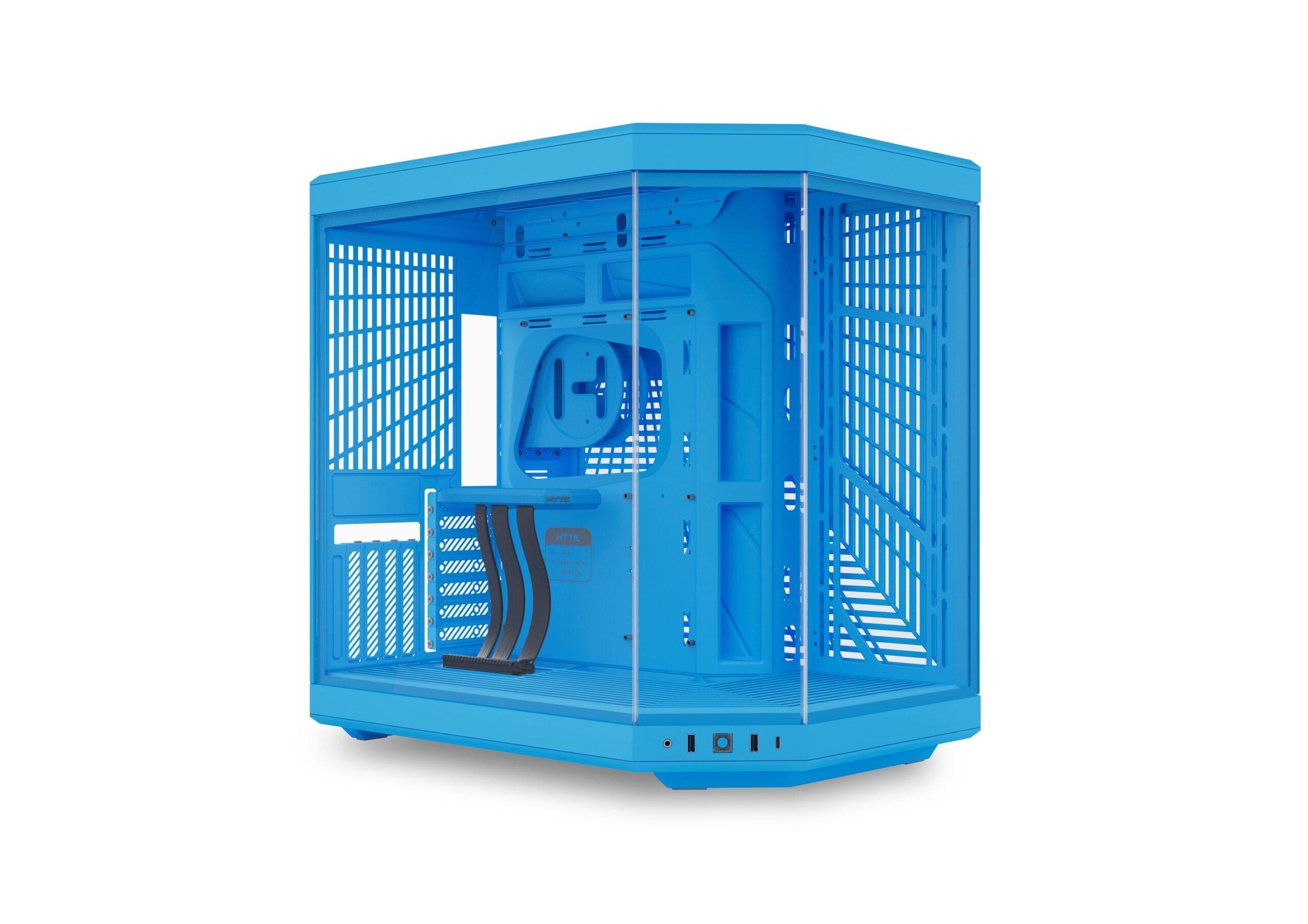 HYTE Y70 ATX Blueberry Milk Mid Tower (1) HYTE Y70 ATX Blueberry Milk Mid Tower