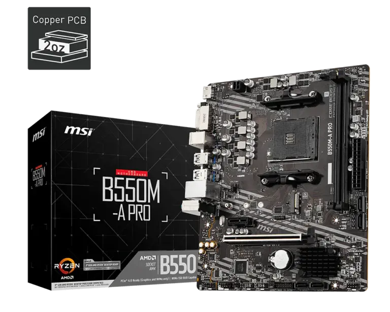 MSI B550M A PRO Motherboard