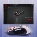 Redragon M612AK PRO RGB Gaming Mouse, 8000 DPI Wired/Wireless Optical Mouse with 9 Programmable Buttons & 7 Backlit Modes, BT & 2.4G Wireless, Software Supports DIY Keybinds Rapid Fire Button - Image 3