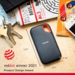 Sandisk Extreme 8TB Portable External SSD, 1050MB/s R, 1000MB/s W, 3m Drop Protection, IP65 Water/dust Resistant, PC,MAC & TypeC Smartphone Compatible, 5Y Warranty, Black Color - Image 6