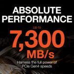 Seagate FireCuda 530 4TB Internal Solid State Drive - m.2 PCIe Gen4 4 NVMe 1.4, Transfer speeds up to 7300MB/s, 3D TLC NAND, 5100 TBW, 1.8M MTBF, Heatsink, with Rescue Services (ZP4000GM3A023), Black - Image 8