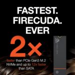 Seagate FireCuda 530 4TB Internal Solid State Drive - m.2 PCIe Gen4 4 NVMe 1.4, Transfer speeds up to 7300MB/s, 3D TLC NAND, 5100 TBW, 1.8M MTBF, Heatsink, with Rescue Services (ZP4000GM3A023), Black - Image 7