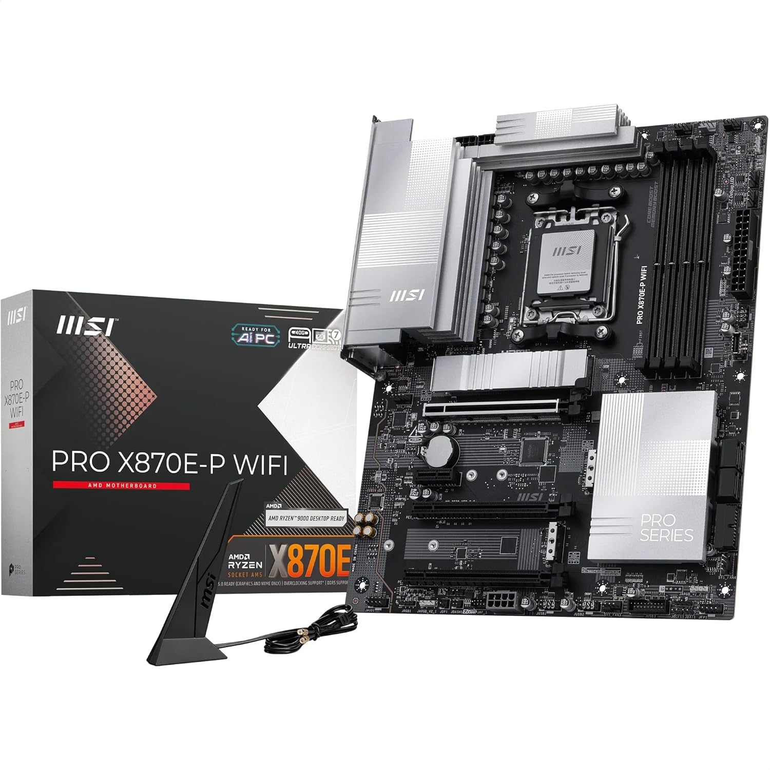 81N8YjqR3XL._SL1500_ MSI PRO X870E P WIFI Motherboard - Image 1