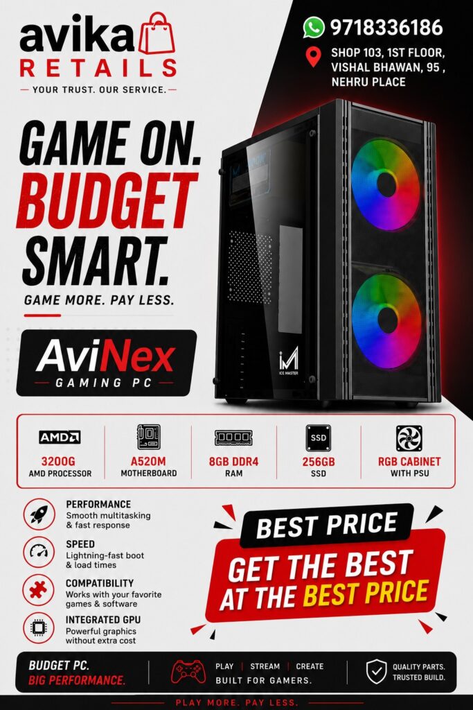 AR Avinex Pre Build Gaming PC