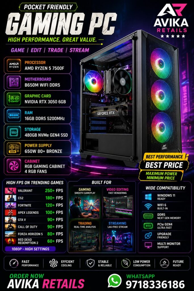 AR Fusion X 7500F Pre Build PC