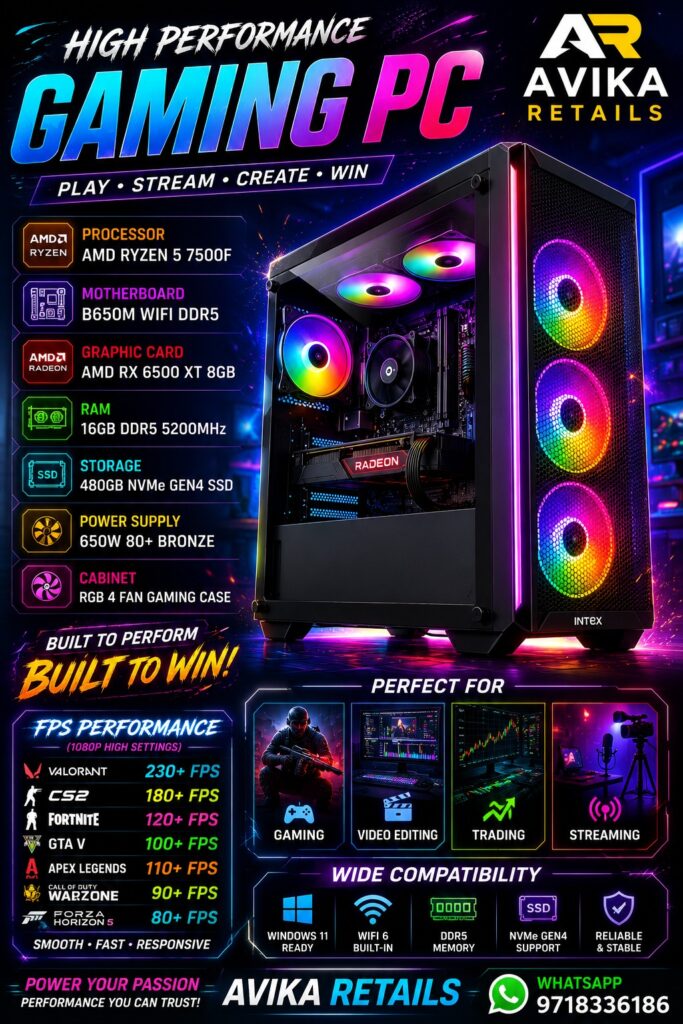 AR Legion 7500F Pre Build PC