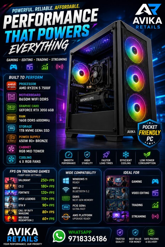 AR Overdrive 7500F Pre Build PC
