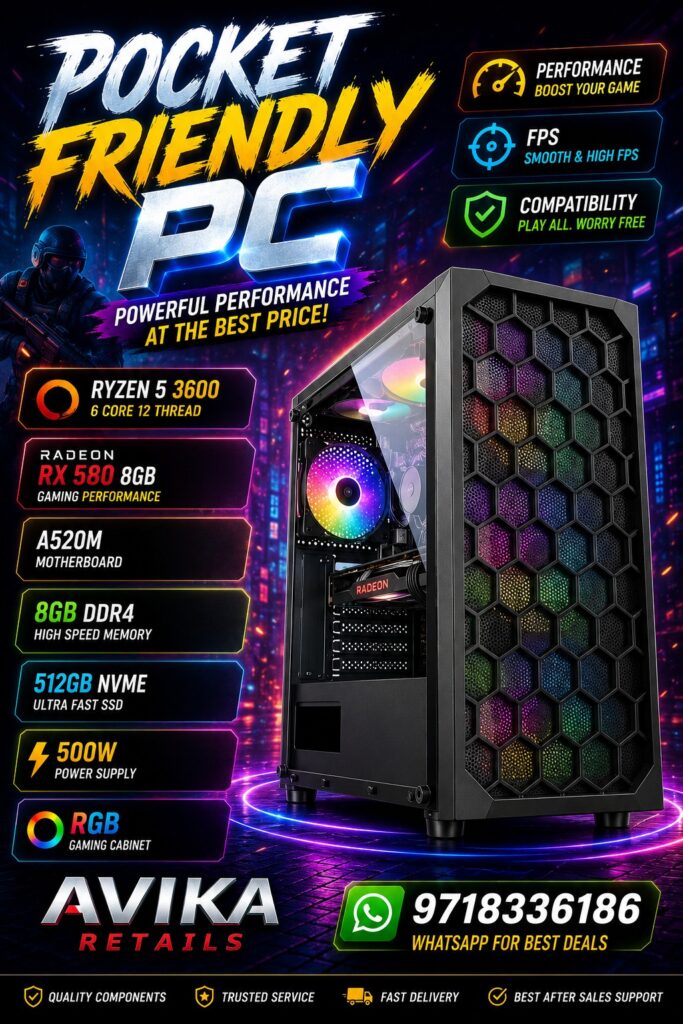 AR Predator 3600 Pre Build Gaming PC