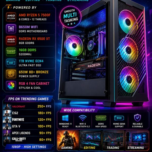AR Reaper 7500F Pre Build PC