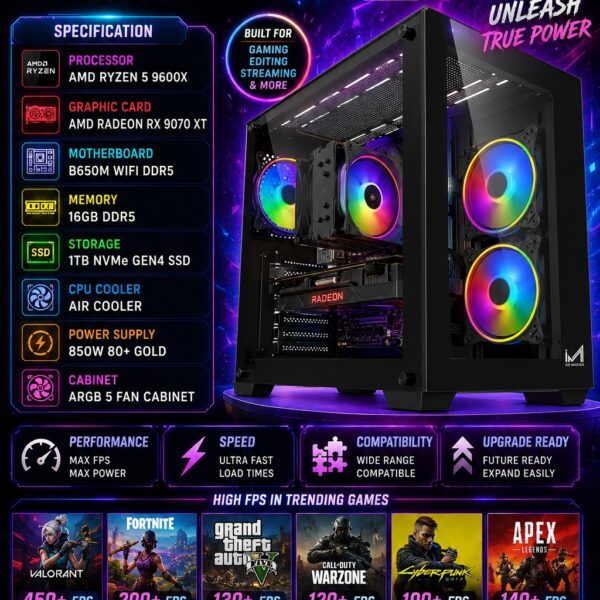 AR Rampage Pre Build Gaming PC