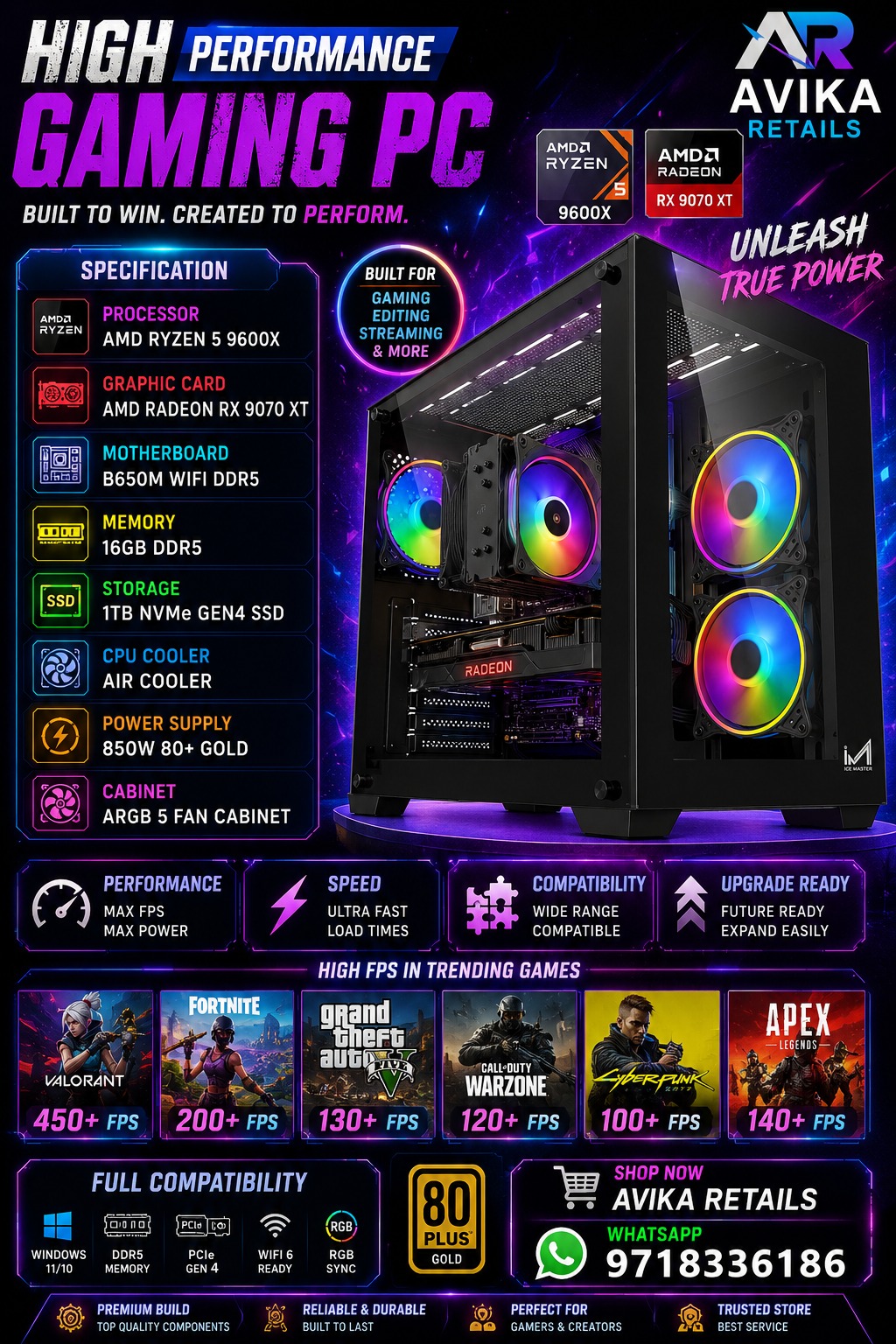 AR Rampage Pre Build Gaming PC AR Rampage Pre Build Gaming PC