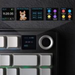 AULA F75 Max Side-Engraved Keycaps Wireless 3 in 1 Mechanical Gaming Keyboard with Screen & Knob | Gradient Gray, Reaper Switch (F75MaxGrR) - Image 7