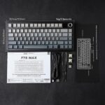 AULA F75 Max Side-Engraved Keycaps Wireless 3 in 1 Mechanical Gaming Keyboard with Screen & Knob | Gradient Gray, Reaper Switch (F75MaxGrR) - Image 3