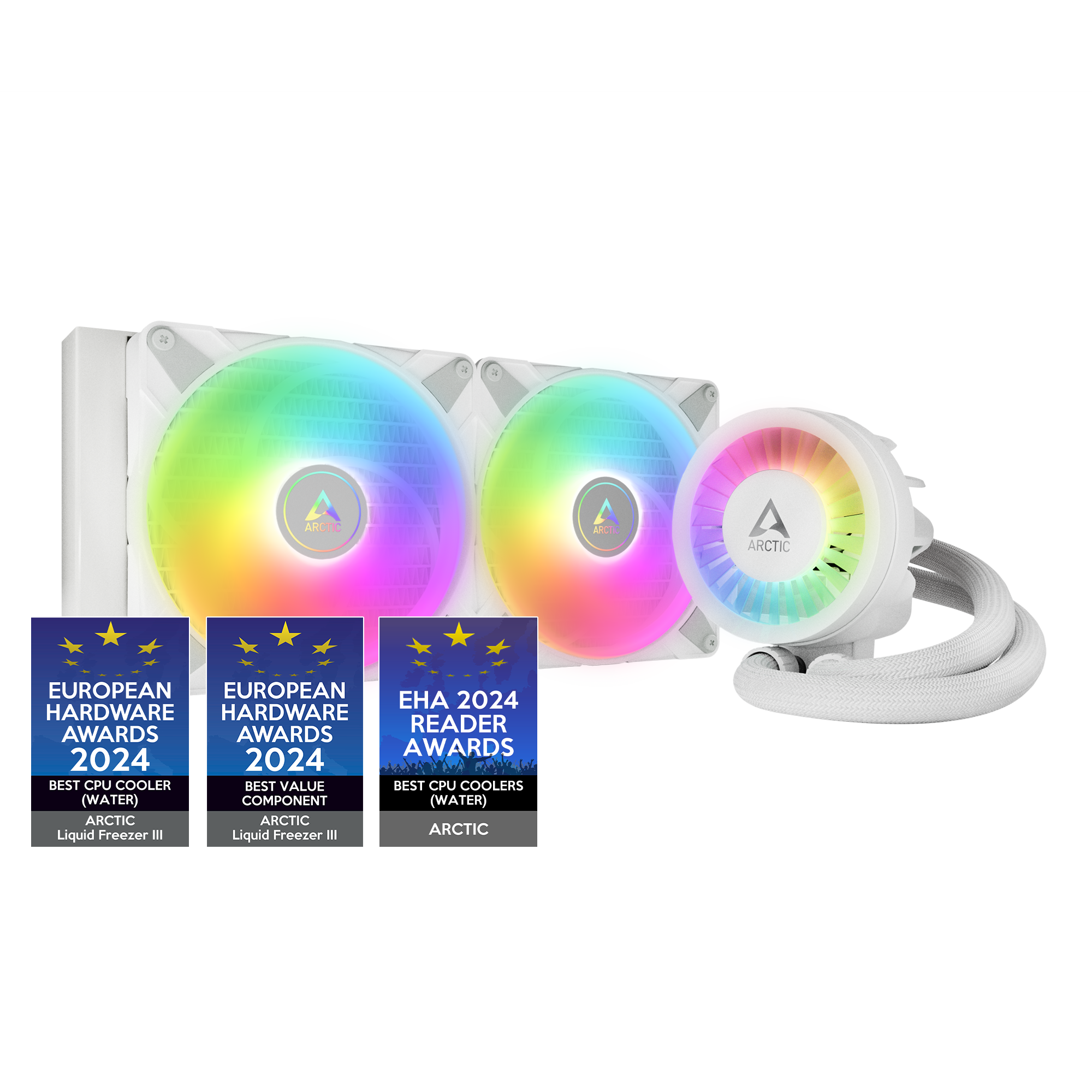 Arctic Liquid Freezer III Pro 280 White Cooler (1) Arctic Liquid Freezer III Pro 280 White Cooler