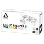 Arctic Liquid Freezer III Pro 280 White Multi Compatible All-in-One CPU Water Cooler - Image 3