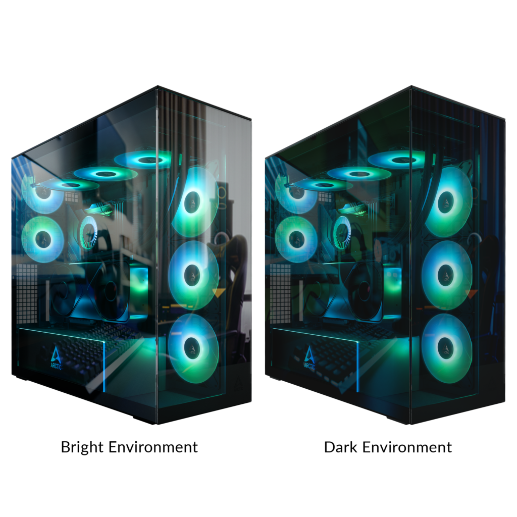 Arctic Xtender VG Black Desktop Cabinet