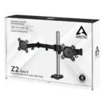Arctic Z2 (Gen 3) Desk Mount Dual Monitor Arm with USB Hub - Image 2