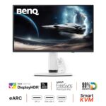 BenQ MOBIUZ EX271UZ 27” 4K UHD 4th Gen QD-OLED 240Hz Gaming Monitor| 0.03ms GtG|HDMI 2.0, DP 1.4|USB-C(90W)|99% DCI-P3|AMD FreeSync Premium Pro|KVM|Game Art Mode|Height,Swivel, Tilt Adjustable(White) - Image 15