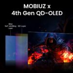 BenQ MOBIUZ EX271UZ 27” 4K UHD 4th Gen QD-OLED 240Hz Gaming Monitor| 0.03ms GtG|HDMI 2.0, DP 1.4|USB-C(90W)|99% DCI-P3|AMD FreeSync Premium Pro|KVM|Game Art Mode|Height,Swivel, Tilt Adjustable(White) - Image 11