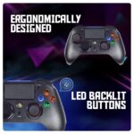 Cosmic Byte Stratos Xenon All in One PS4/iOS/Android/PC Wireless Programmable Gamepad, Magnetic Accurate Triggers, Upgraded Hall Effect Joysticks (Black) - Image 6