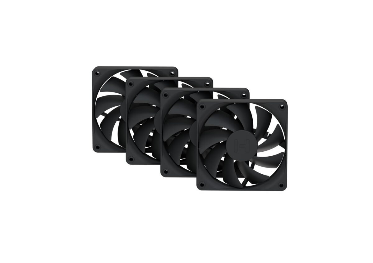 HYTE FA12 4 Pack Black Case Fans