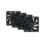 HYTE FA12 4 Pack Black Case Fans