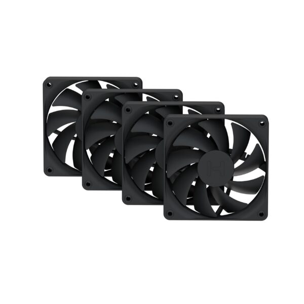HYTE FA12 4 Pack Black Case Fans