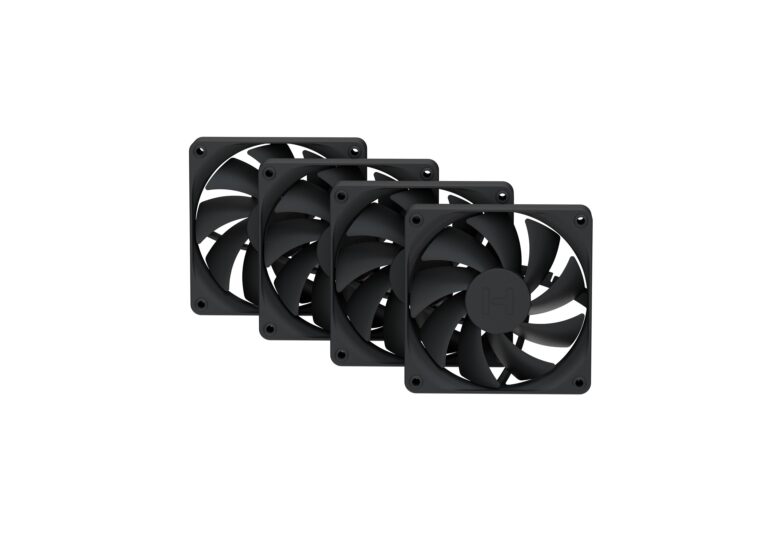 HYTE FA12 4 Pack Black Case Fans