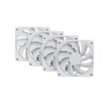 HYTE FA12 4 Pack White Snow Case Fans