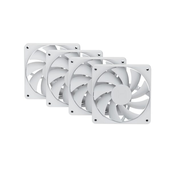 HYTE FA12 4 Pack White Snow Case Fans