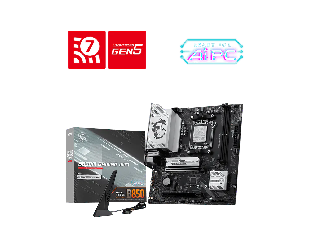 MSI B850M Gaming WiFi 7 Motherboard
