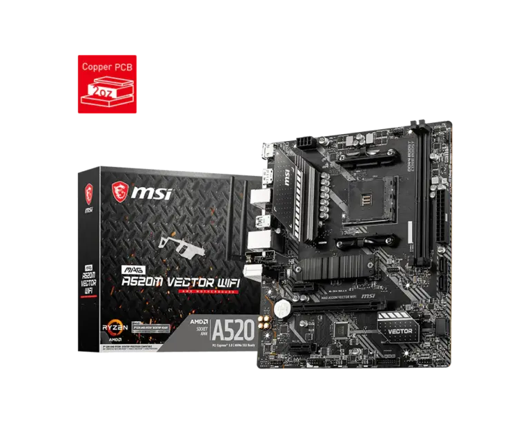 MSI MAG A520M Vector WiFi Motherboard