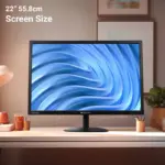 ZEBRONICS V22HD+LED, 22 Inch (55.8cm) LED Monitor, Dual HDMI & VGA Input, HD+1680 x 1050, 220nits Brightness, 5000000:1 Dynamic Contrast Ratio, 16.7M Colors,16:10 Aspect Ratio, Wall Mountable - Image 6