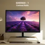 ZEBRONICS V22HD+LED, 22 Inch (55.8cm) LED Monitor, Dual HDMI & VGA Input, HD+1680 x 1050, 220nits Brightness, 5000000:1 Dynamic Contrast Ratio, 16.7M Colors,16:10 Aspect Ratio, Wall Mountable - Image 5