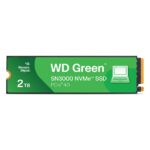Western Digital 2TB WD Green SN3000 NVMe Internal SSD - Solid State Drive - Gen4 PCIe, M.2 2280, Up to 5,000 MB/s