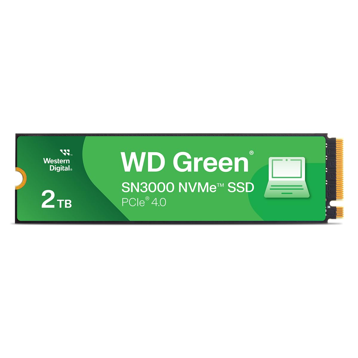 51OHDr60GgL._SL1200_ Western Digital 2TB WD Green SN3000 NVMe Internal SSD - Solid State Drive - Gen4 PCIe, M.2 2280, Up to 5,000 MB/s - Image 1