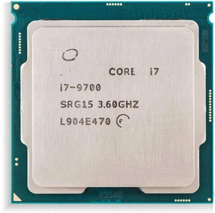 51lnzqesXZL Core i7 9th Generation 9700 3.0 GHz Upto 4.70 GHz LGA 1151 Socket 8 Cores 8 Threads 12MB Smart Cache Desktop Processor (NO BOX, NO FAN). - Image 1