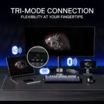 Redragon Ucal Pro K673 Pro - 75% Wired + 2.4Ghz + BT Mechanical Keyboard (Concrete Jungle) - Image 5