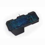 Cosmic Byte CB-GK-17 Galactic Wired Gaming Keyboard with Aluminium Body, 7 Color RGB Backlit with Effects, Anti-Ghosting (Black) (BOX DAMAGE) - Image 6