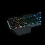 Cosmic Byte CB-GK-17 Galactic Wired Gaming Keyboard with Aluminium Body, 7 Color RGB Backlit with Effects, Anti-Ghosting (Black) (BOX DAMAGE) - Image 4