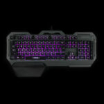 Cosmic Byte CB-GK-17 Galactic Wired Gaming Keyboard with Aluminium Body, 7 Color RGB Backlit with Effects, Anti-Ghosting (Black) (BOX DAMAGE) - Image 3