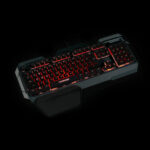 Cosmic Byte CB-GK-17 Galactic Wired Gaming Keyboard with Aluminium Body, 7 Color RGB Backlit with Effects, Anti-Ghosting (Black) (BOX DAMAGE) - Image 2